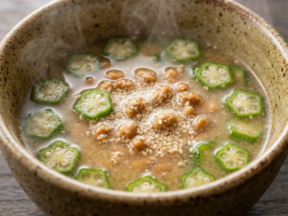 オクラ納豆汁