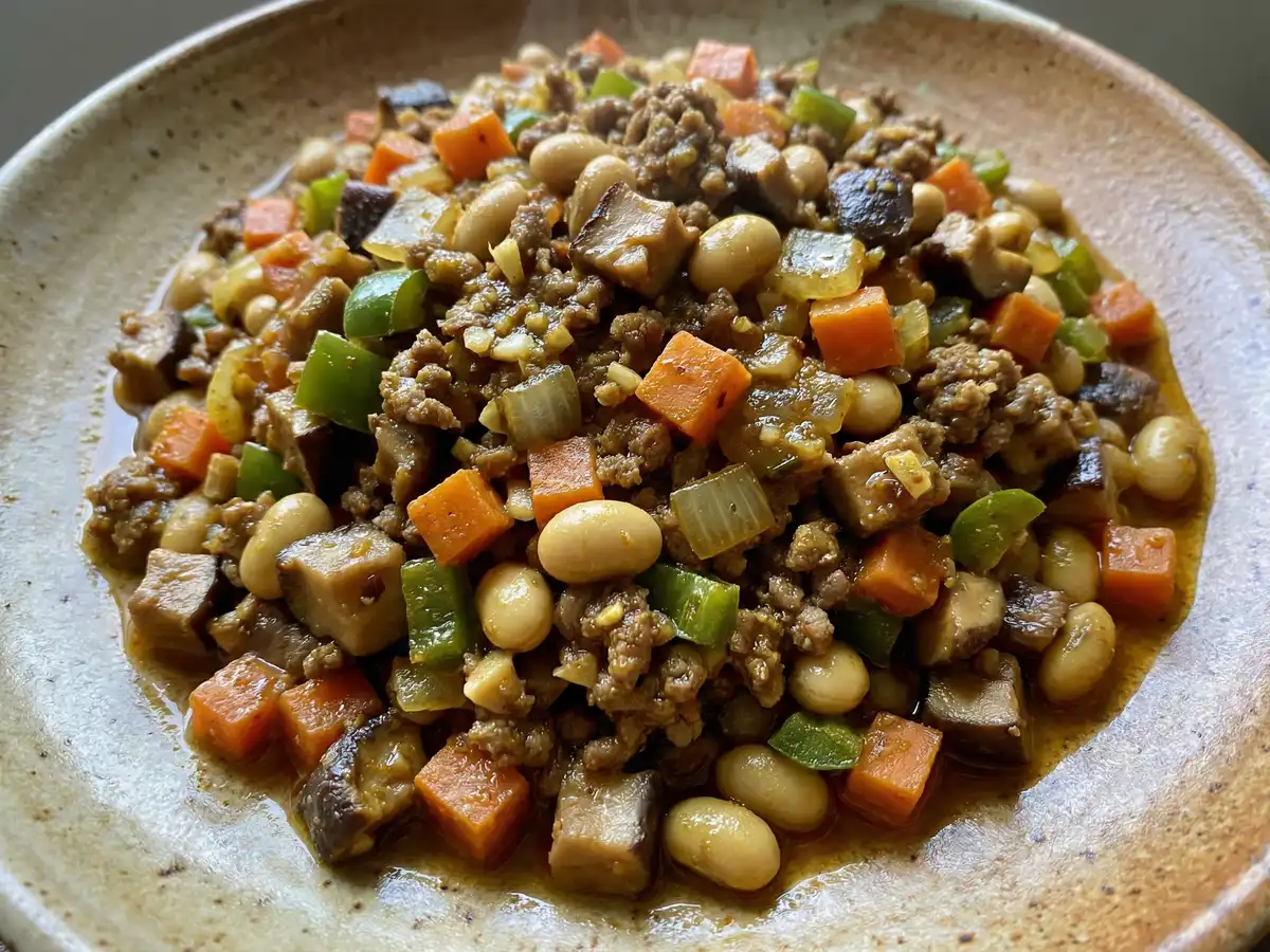 大豆入りドライカレー