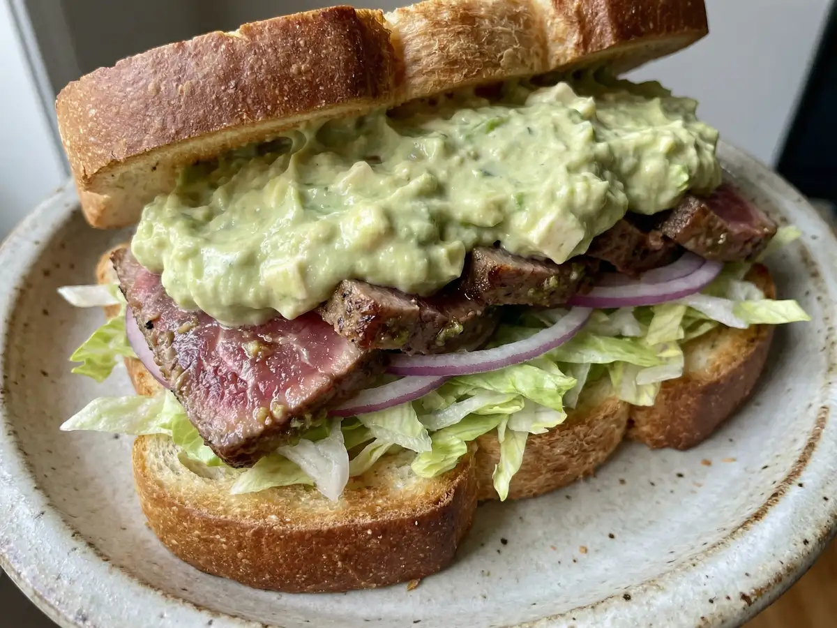 アボカドビーフサンド