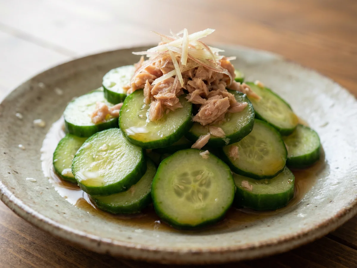 きゅうりの甘酢サラダ