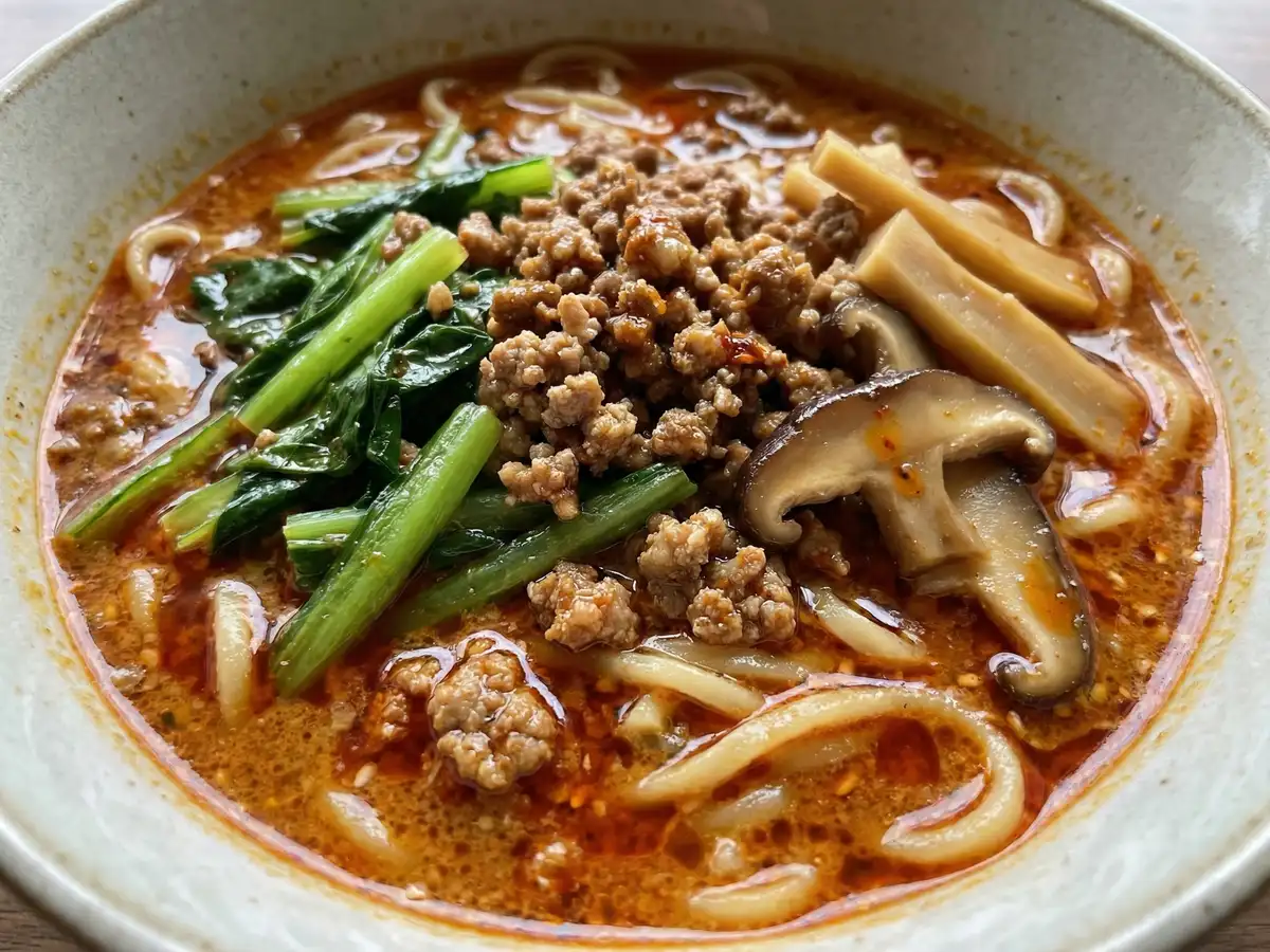 小松菜のタンタンメン