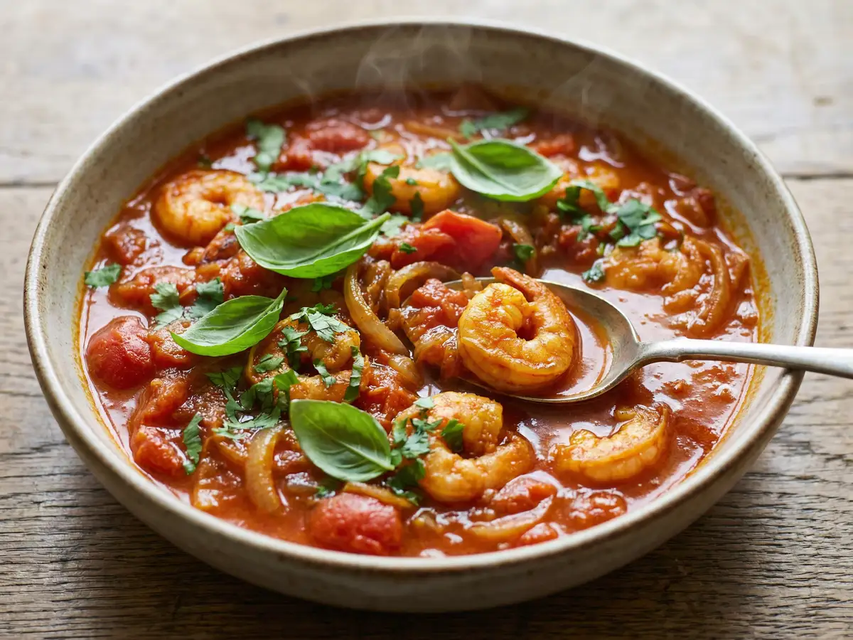 トマトとえびの夏カレー