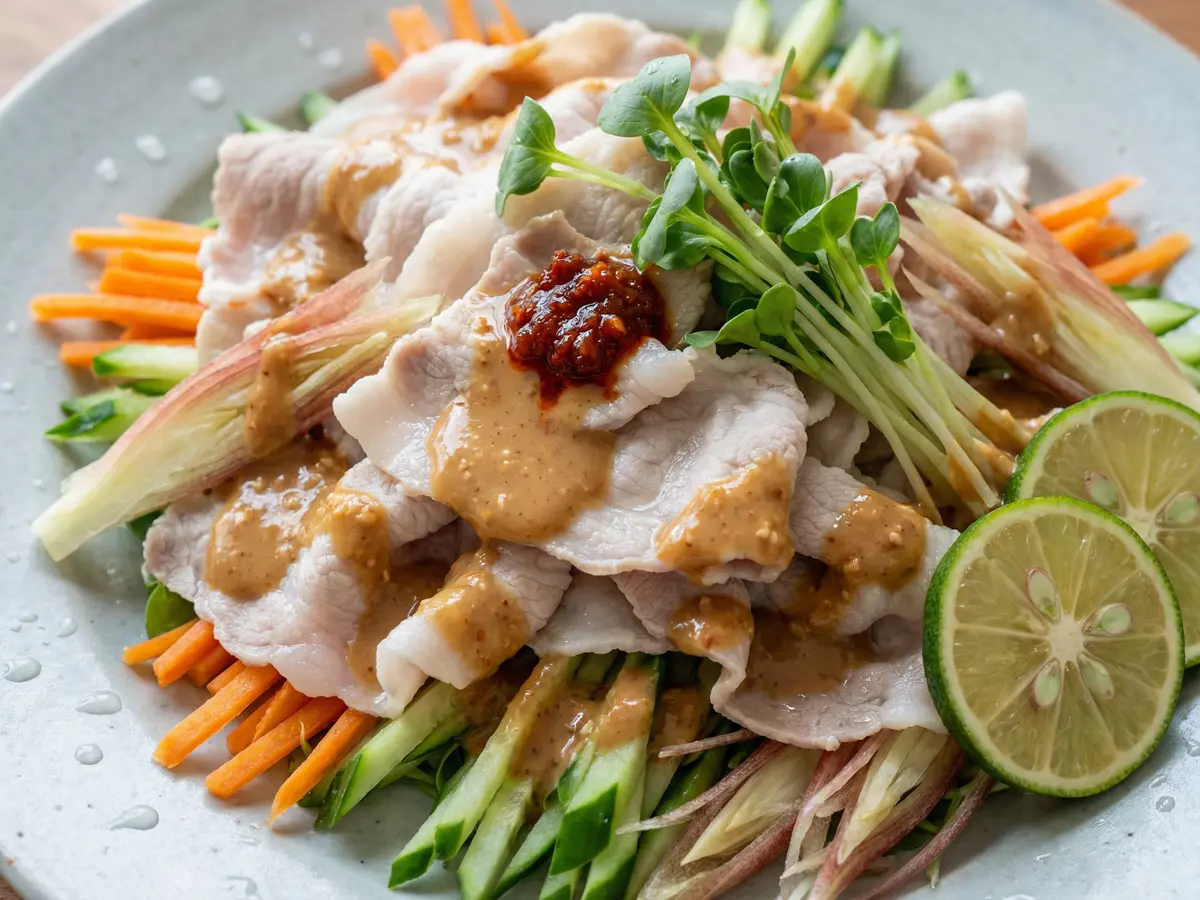 豚肉の夏しゃぶ