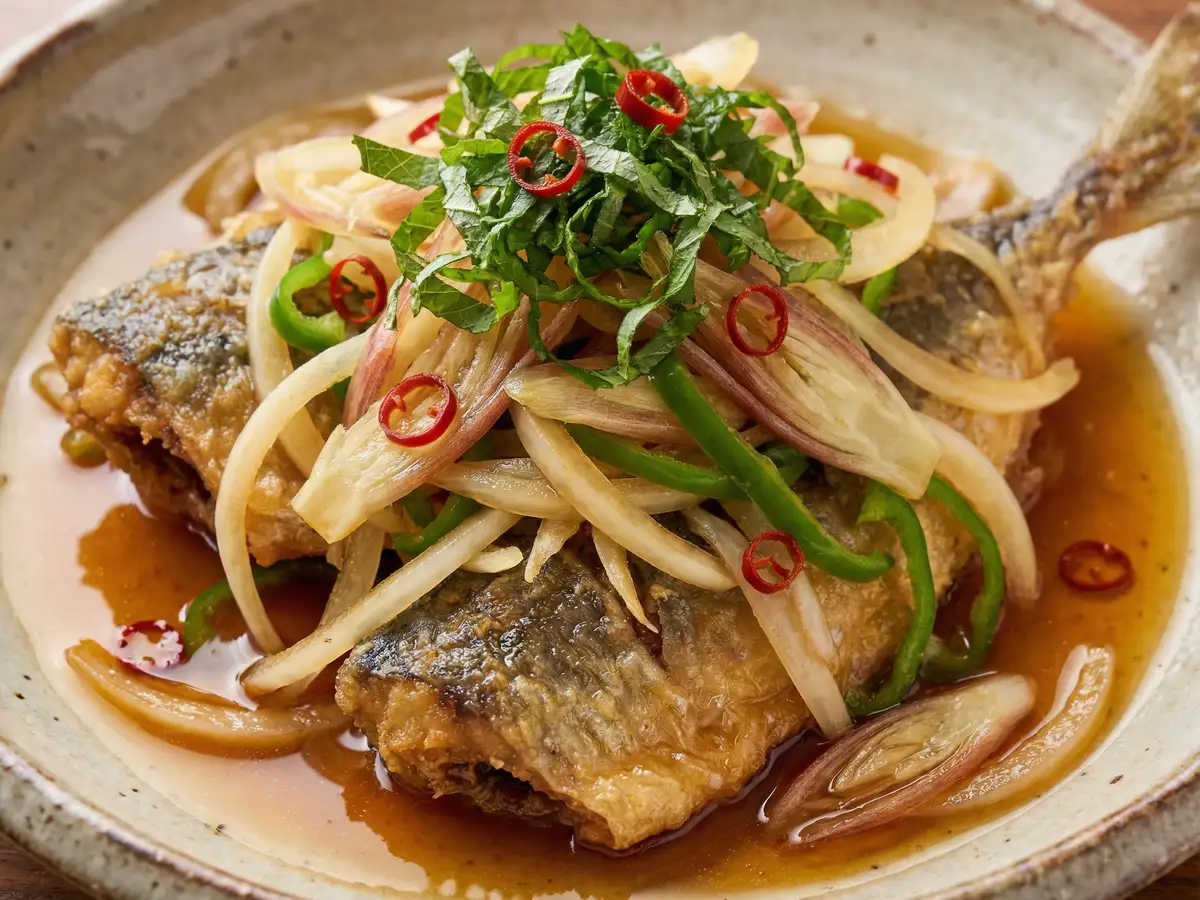 薬味たっぷり あじの南蛮漬け