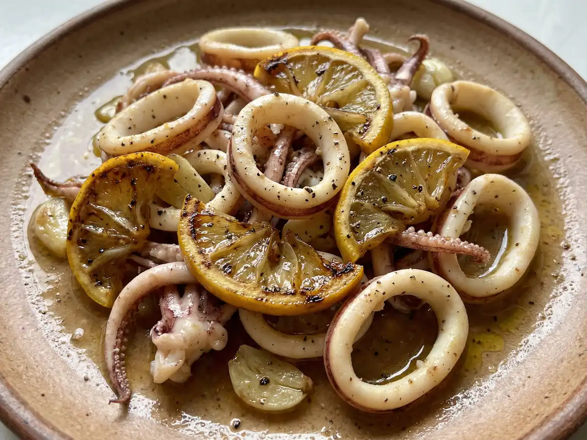 いかのレモン炒め