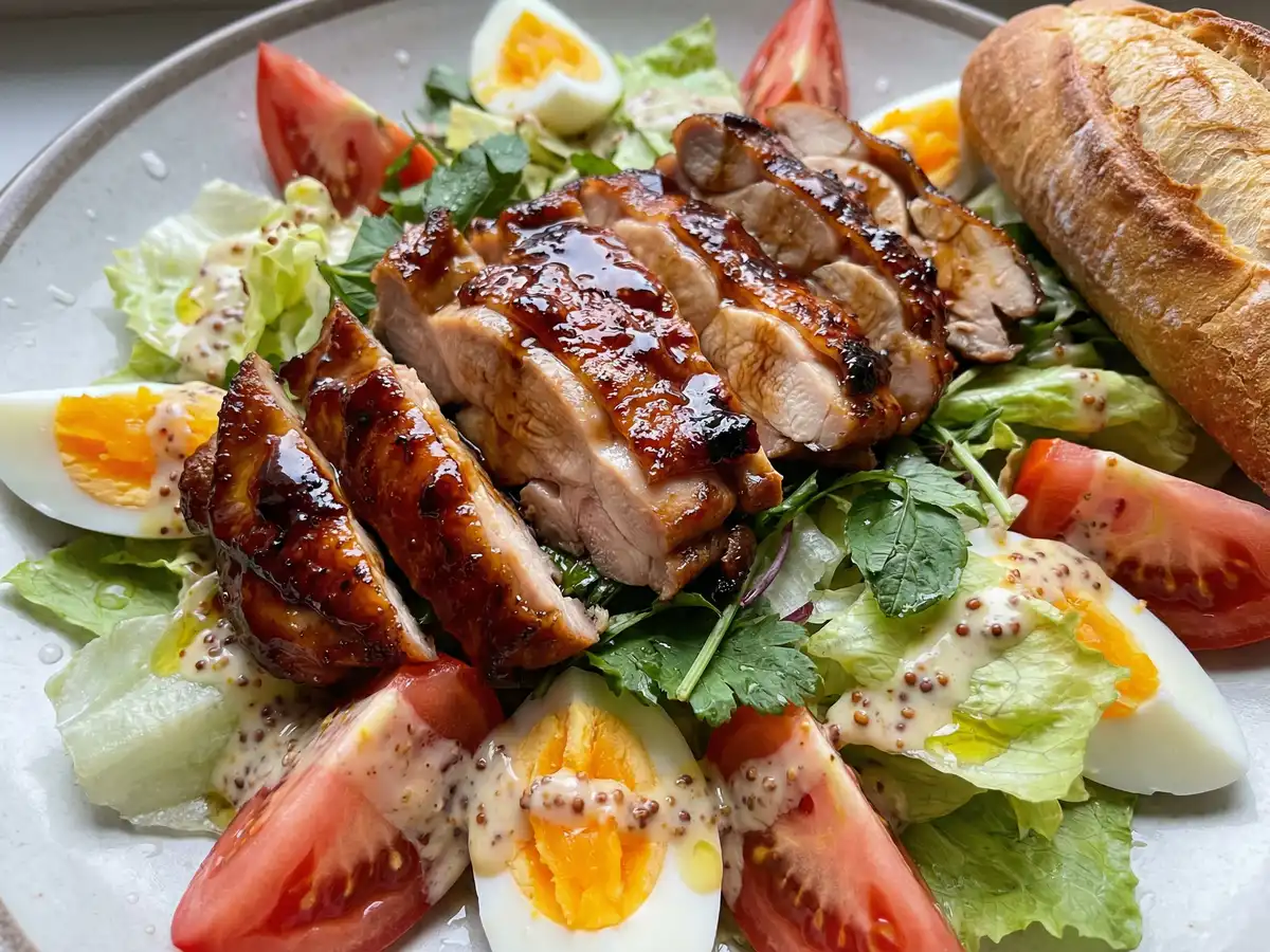 レンジチキンサラダ