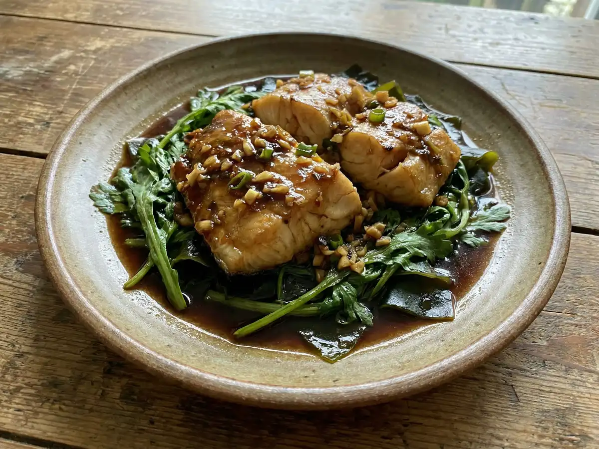 銀だらのピリ辛煮