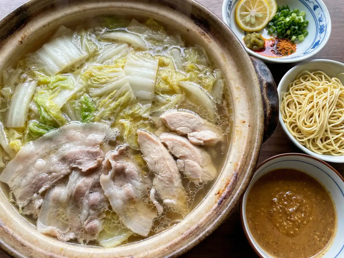 塩もみ白菜 しゃぶしゃぶ鍋