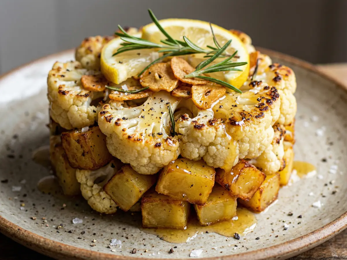 カリフラワーとポテトのホットサラダ