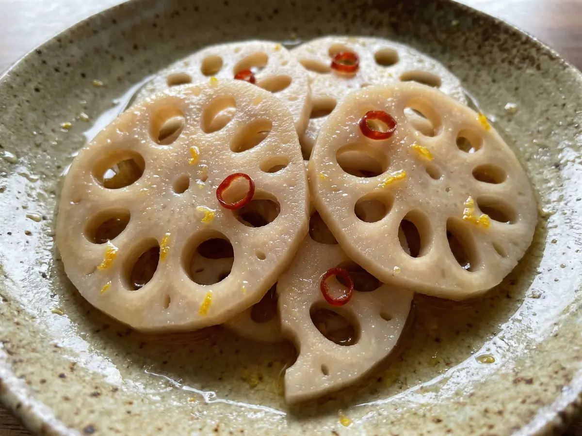 れんこんの甘酢漬け