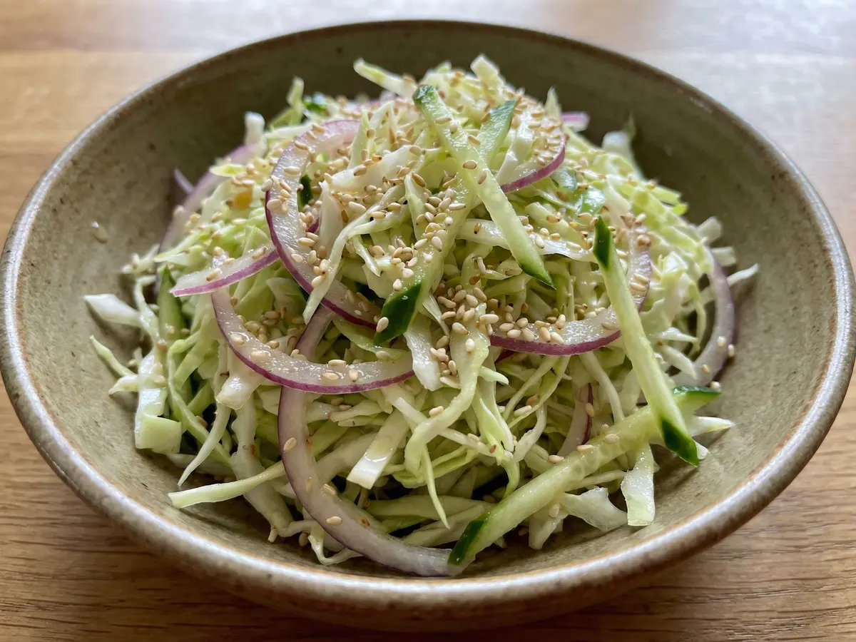 春キャベツのごまコールスロー