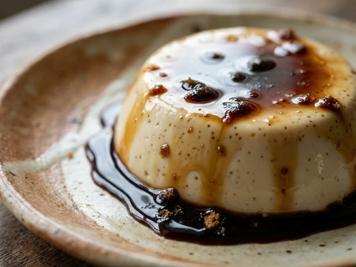 黒みつのパンナコッタ