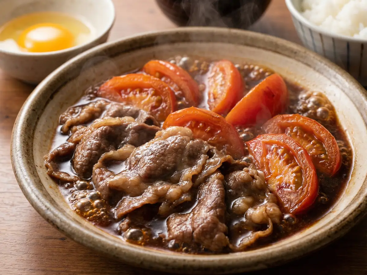 トマトすき焼き