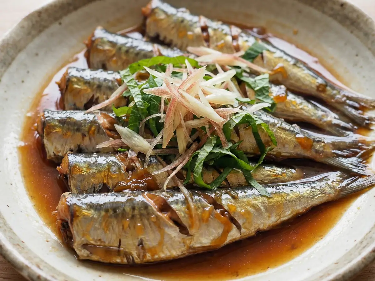 青魚の梅昆布煮