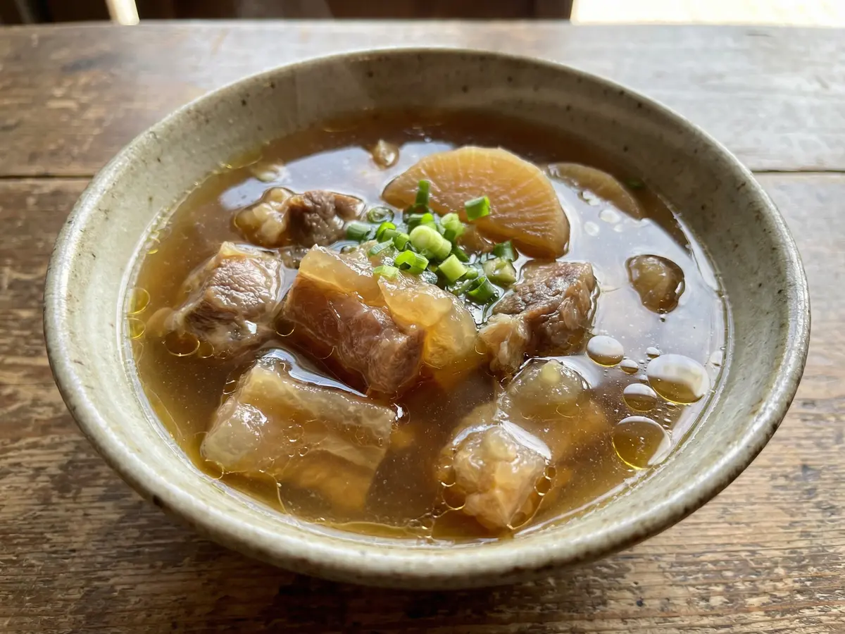牛すじスープ