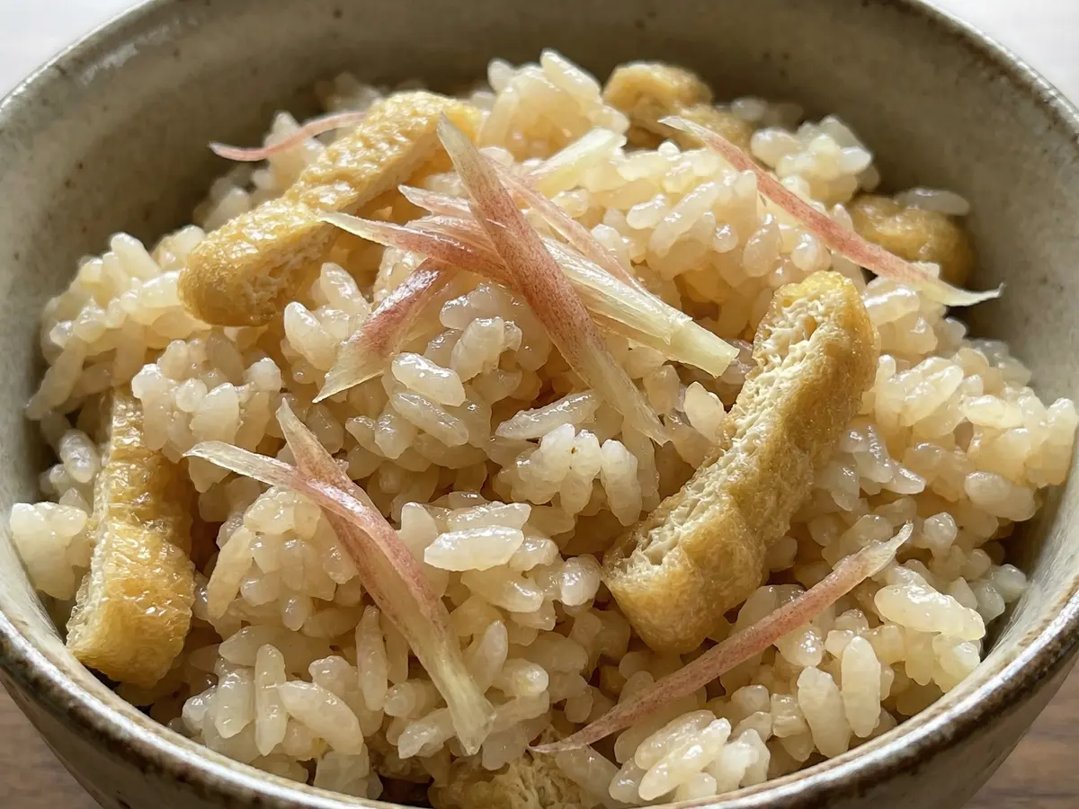 新しょうがの混ぜご飯
