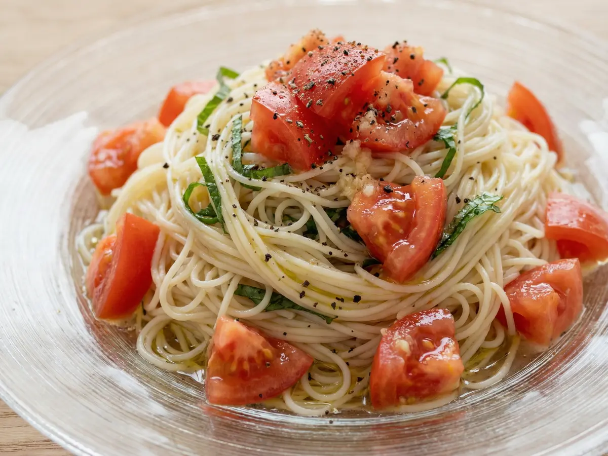 そうめんとトマトのカッペリーニ
