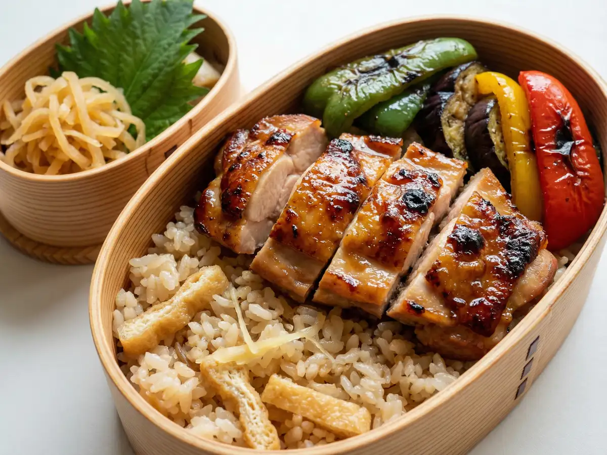 チキンのみそ漬け弁当