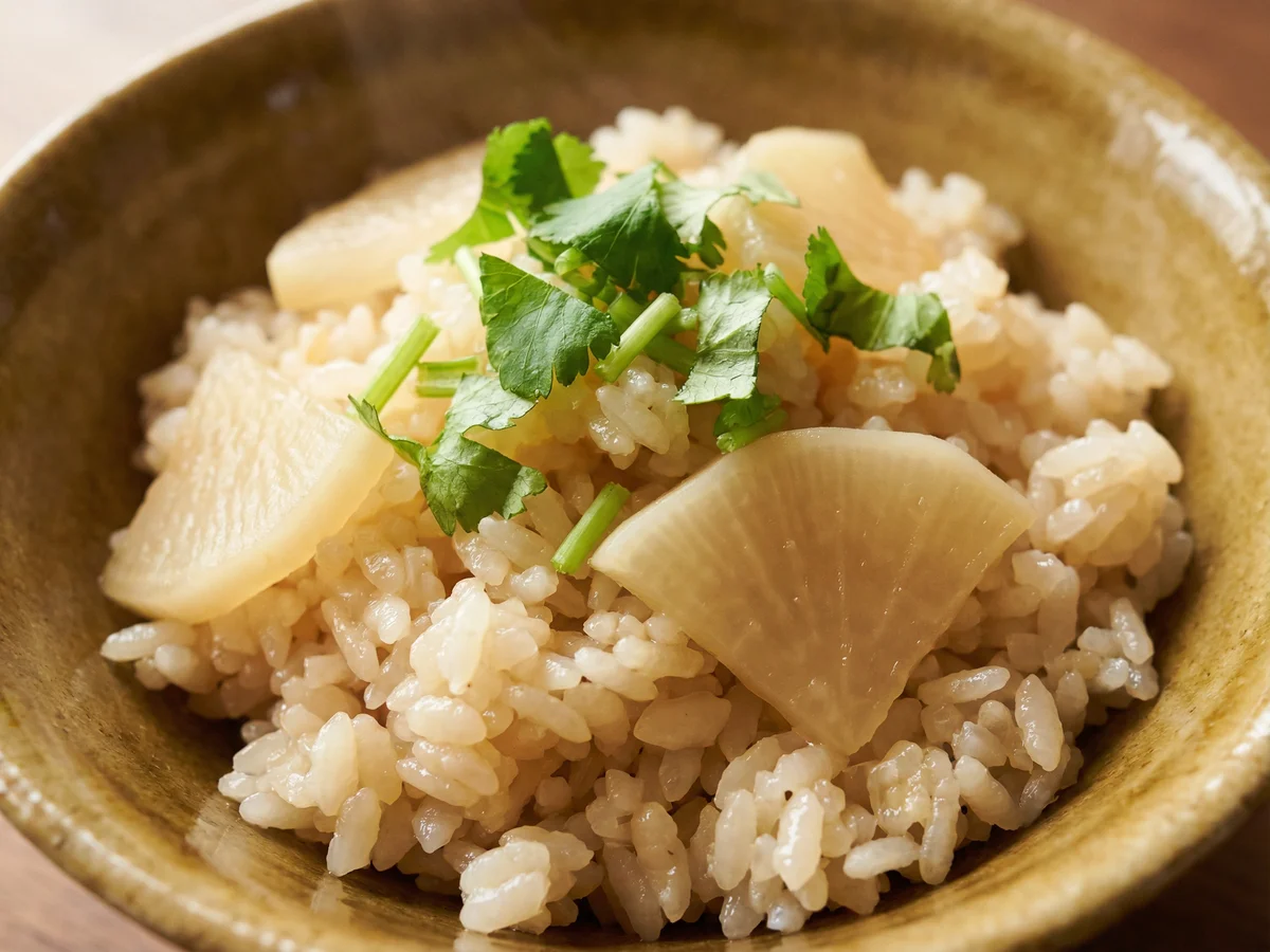 大根の炊き込みご飯