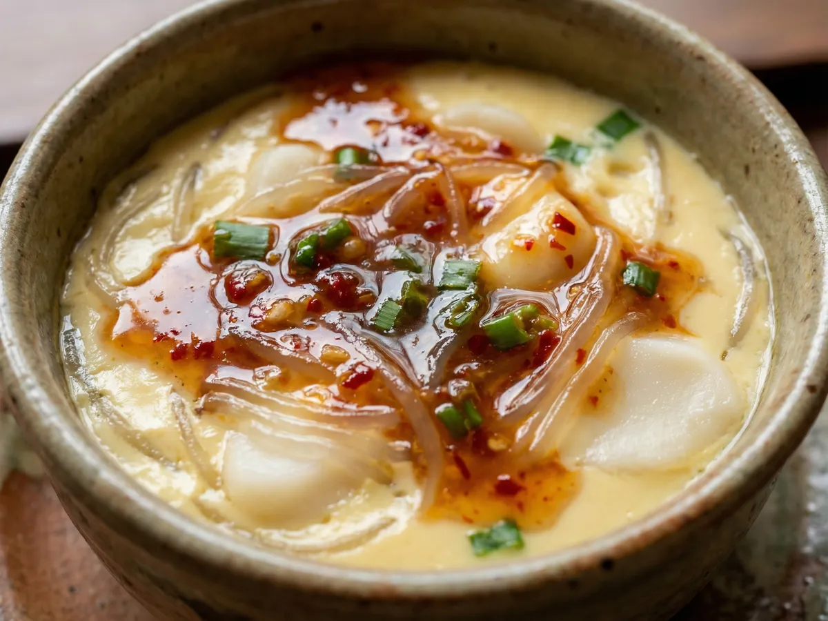 ピリ辛あんかけ茶碗蒸し