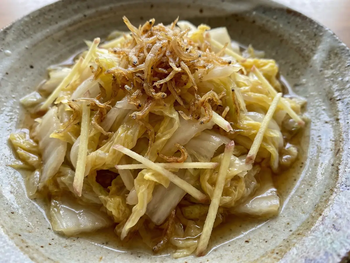 白菜のしょうが甘酢漬け