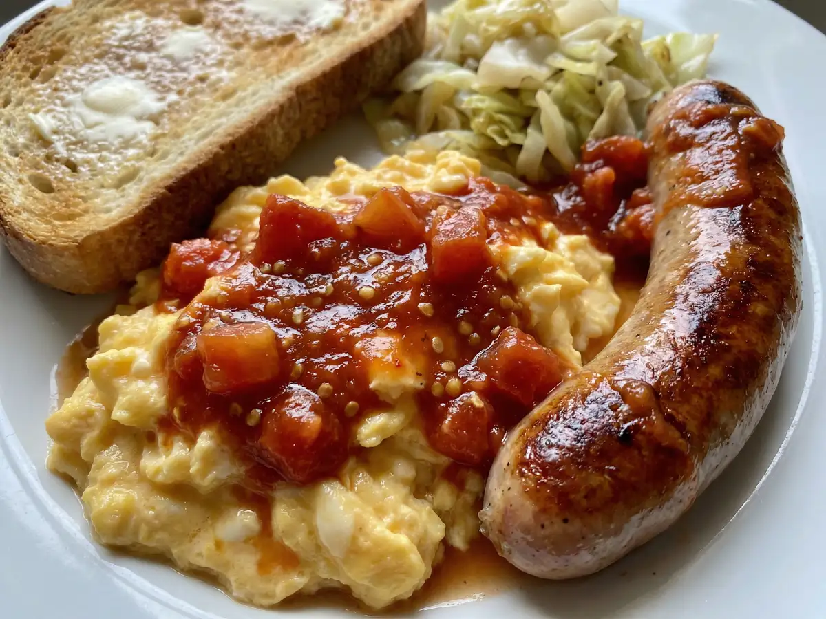 手づくりトマトケチャップ＆朝食プレート