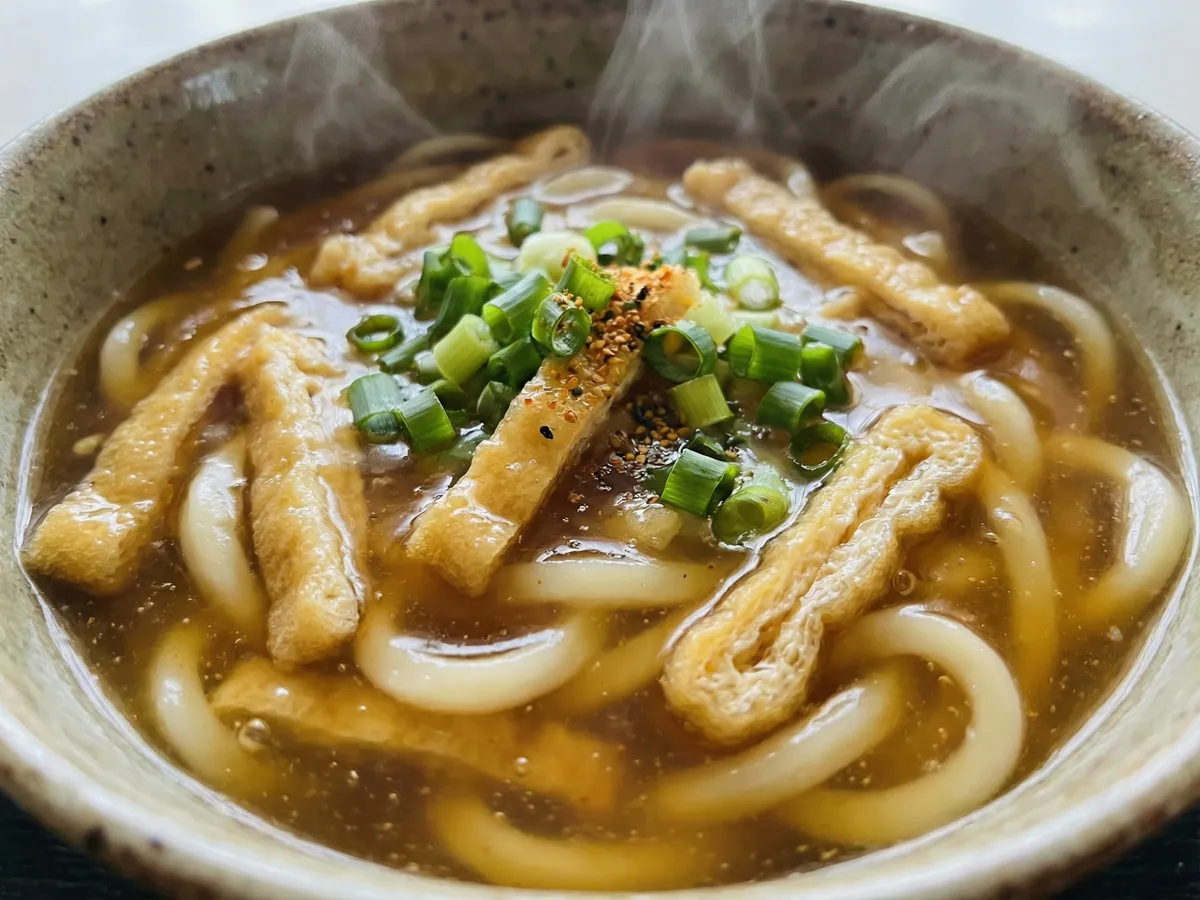 昆布だしのあんかけうどん