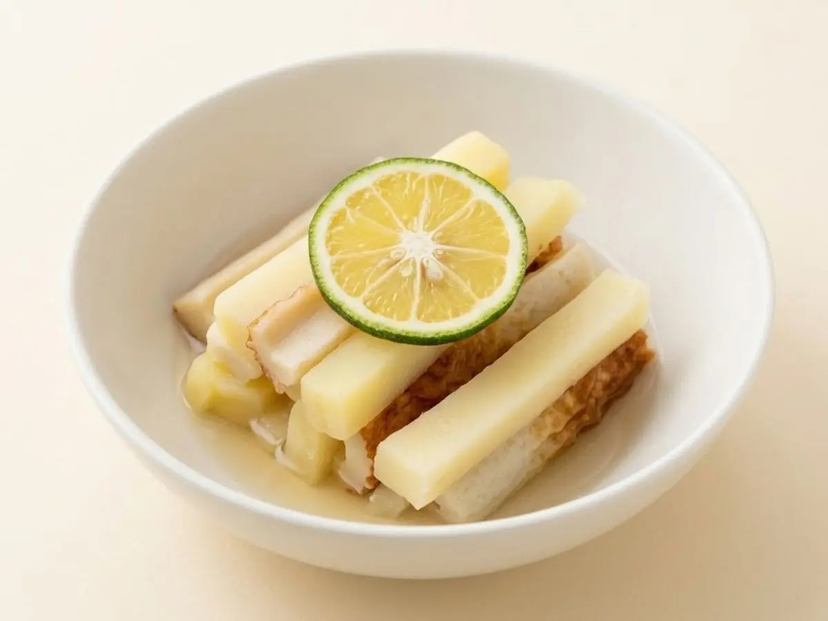 新じゃがいもとちくわのおひたし