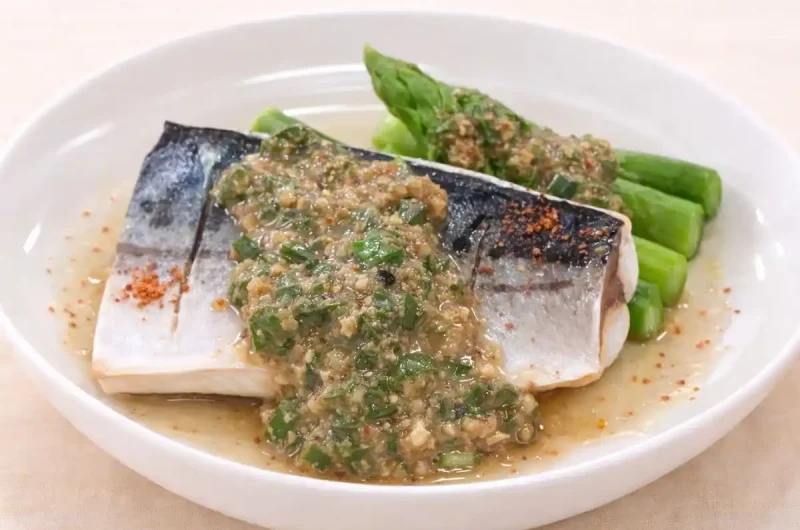 【あさイチ】ゆで塩さばのみそ薬味がけのレシピ 小田真規子さん