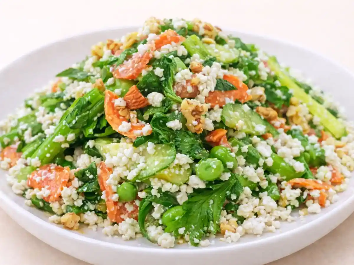 豆腐のクスクスサラダ