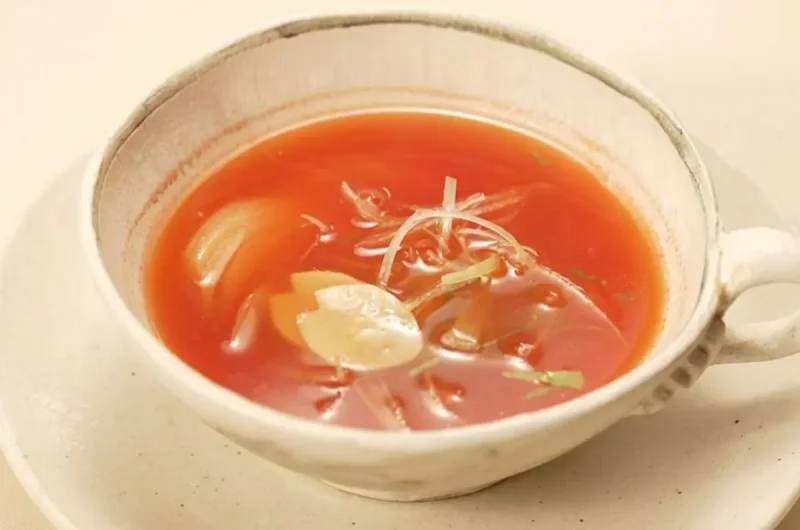 【あさイチ】トマトジュースのスープ（即席ミネストローネ）のレシピ 野崎洋光さんのご自愛スープ