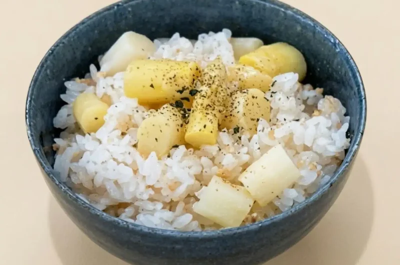 【あさイチ】アスパラ炊き込みごはんのレシピ 林亮平さんみんなゴハンだよ