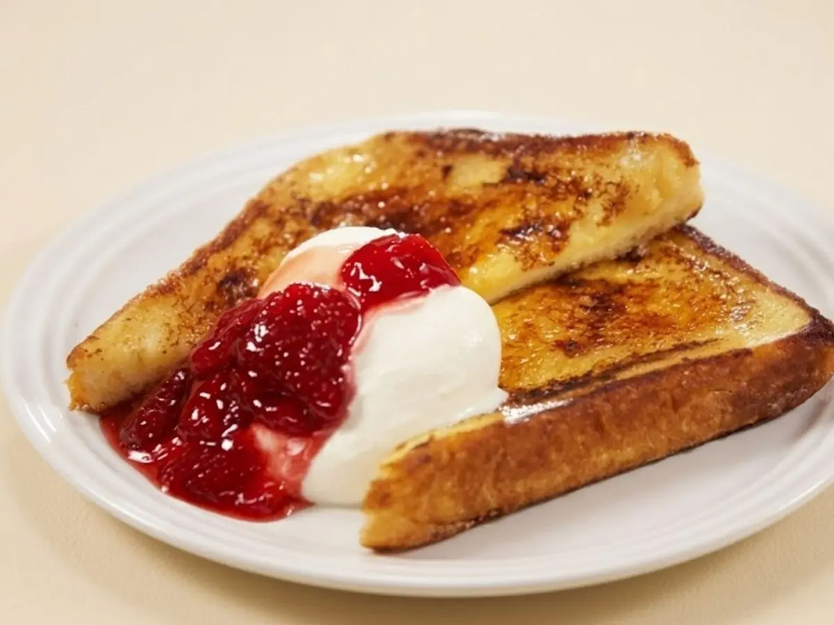 ジャムを使ったフレンチトースト