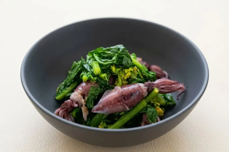 【あさイチ】ほたるいかと菜の花のからしあえのレシピ 林亮平さん