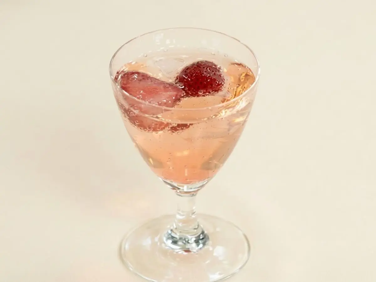 いちごのビネガードリンク