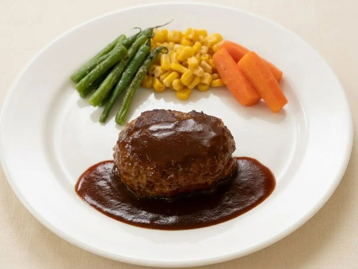 こじぽん流こねないハンバーグ