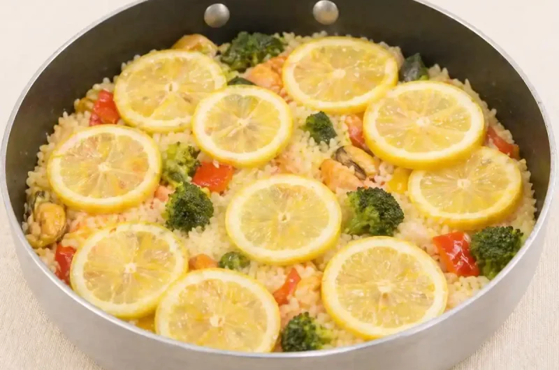 【相葉マナブ】レモンのパエリアのレシピ レモンの旬の産地ごはん