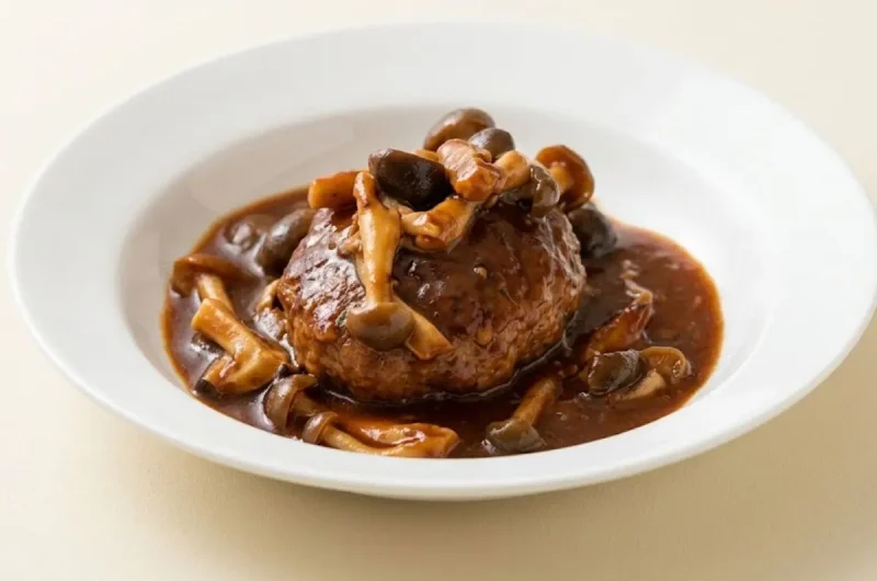 【きょうの料理】煮込みハンバーグのレシピ 三國清三シェフのマネしたくなるハンバーグ