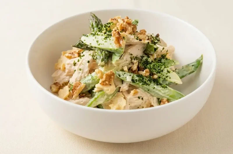 【きょうの料理】ささみとアスパラのマヨあえ くるみ青のり風味のレシピ 和田明日香さん