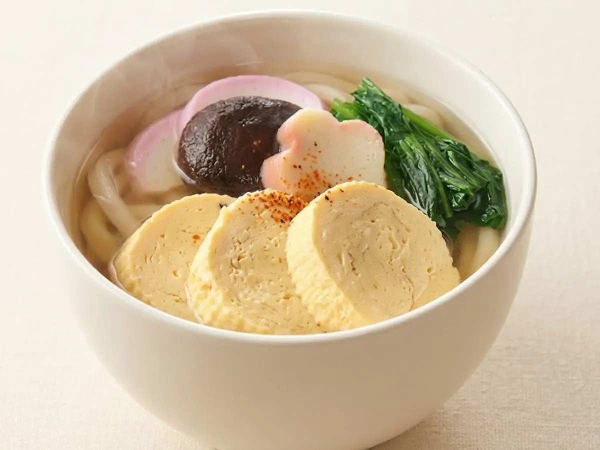 だし巻き卵入りうどん