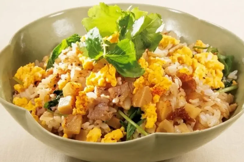 【ヒルナンデス】卵とたけのこの混ぜご飯のレシピ 平野レミさんの時短レシピ