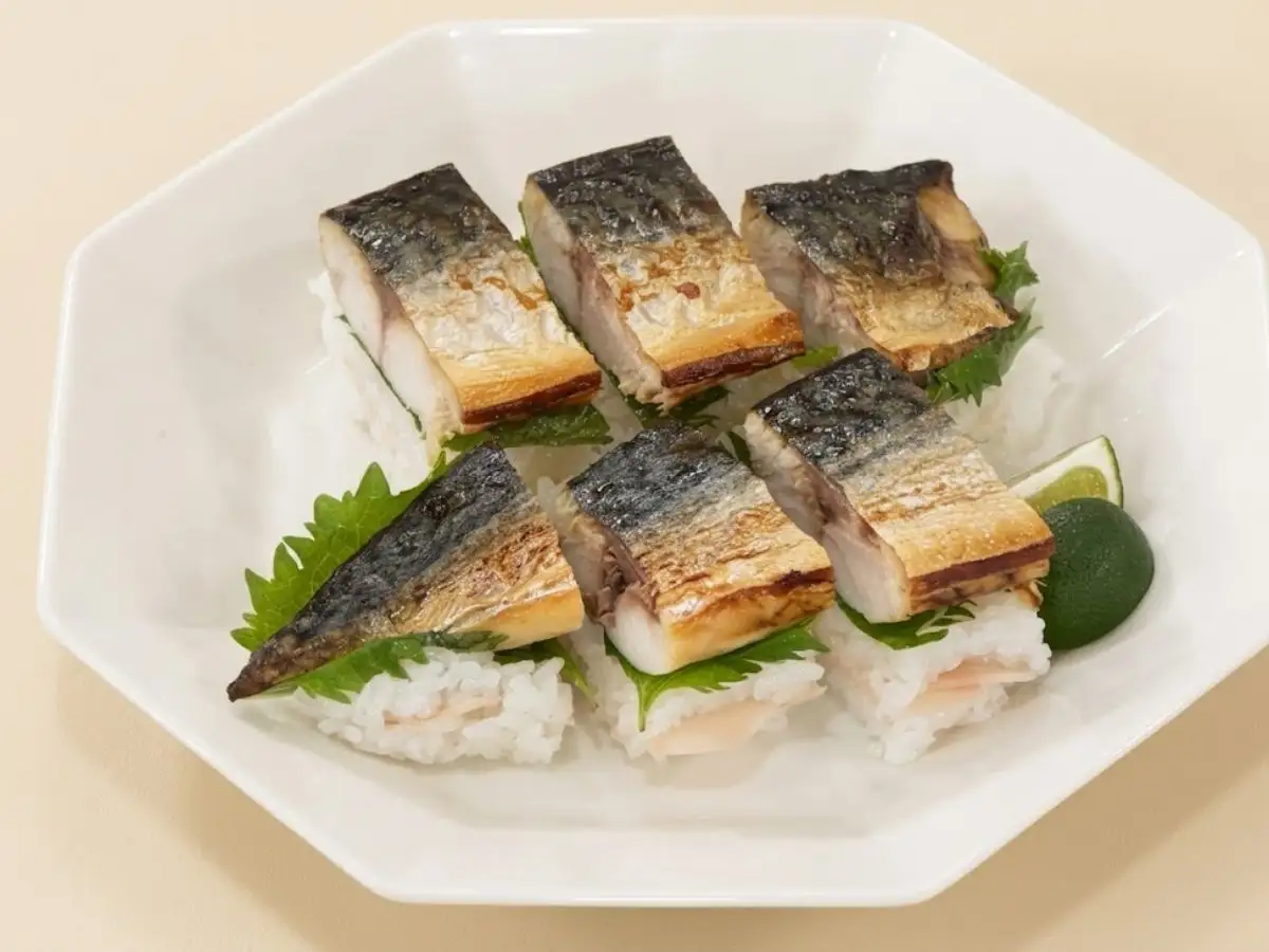 さばの一夜干しで焼きさばずし