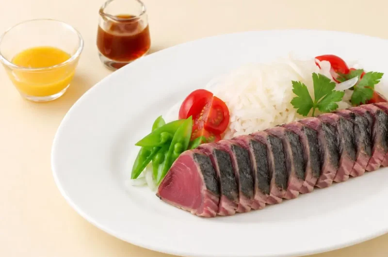 【きょうの料理】初がつおと新たまねぎの菜合わせのレシピ 柳原尚之さん旬というごちそうカツオ