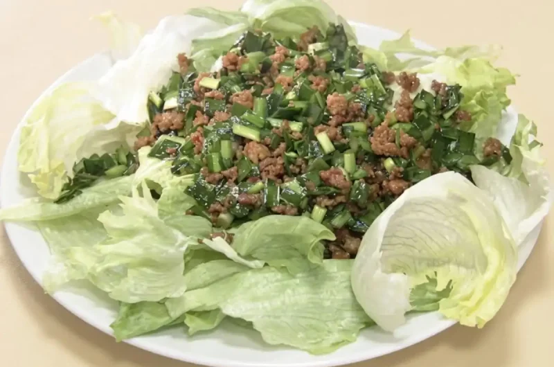 【きょうの料理】ちぎりレタスのにらそぼろがけのレシピ 今井亮さん