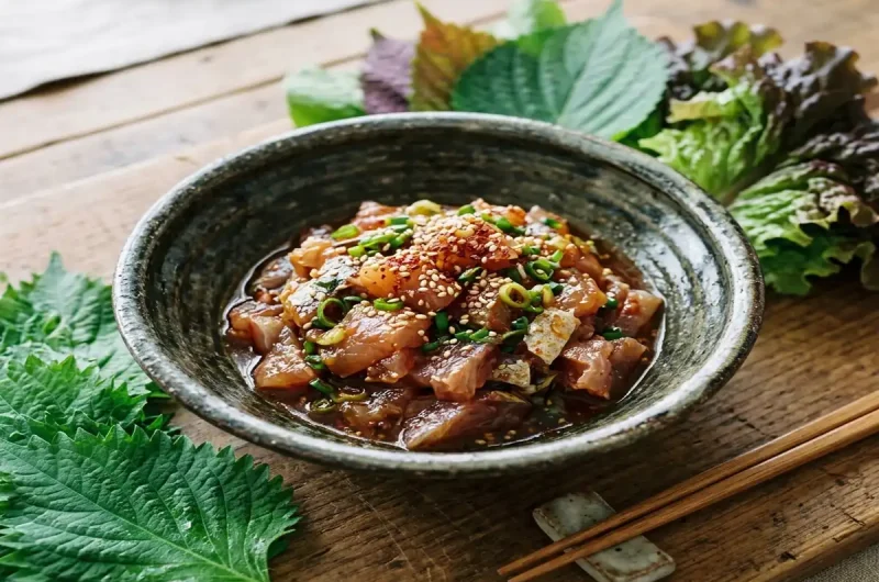 【コウケンテツさんのレシピ】あじのユッケ風の作り方