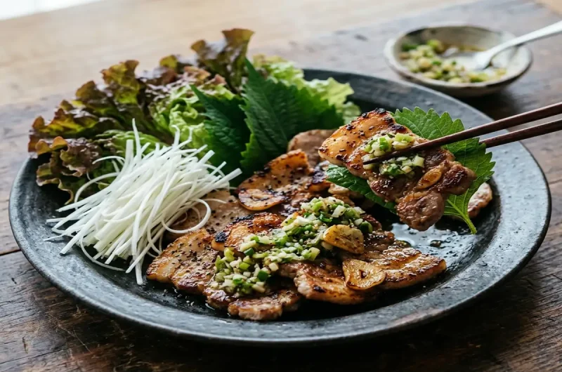 【コウケンテツさんのレシピ】ねぎ塩豚焼き肉の作り方