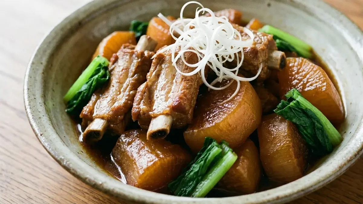 スペアリブと大根の煮物