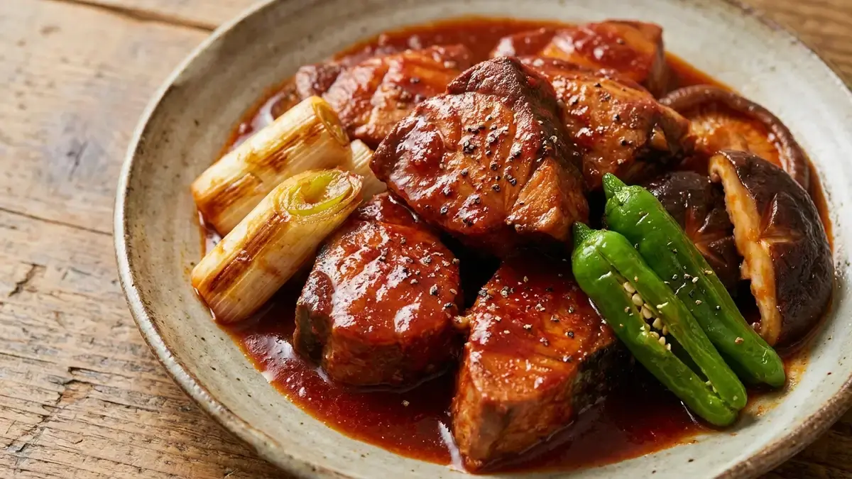 かつおのコチュジャン煮