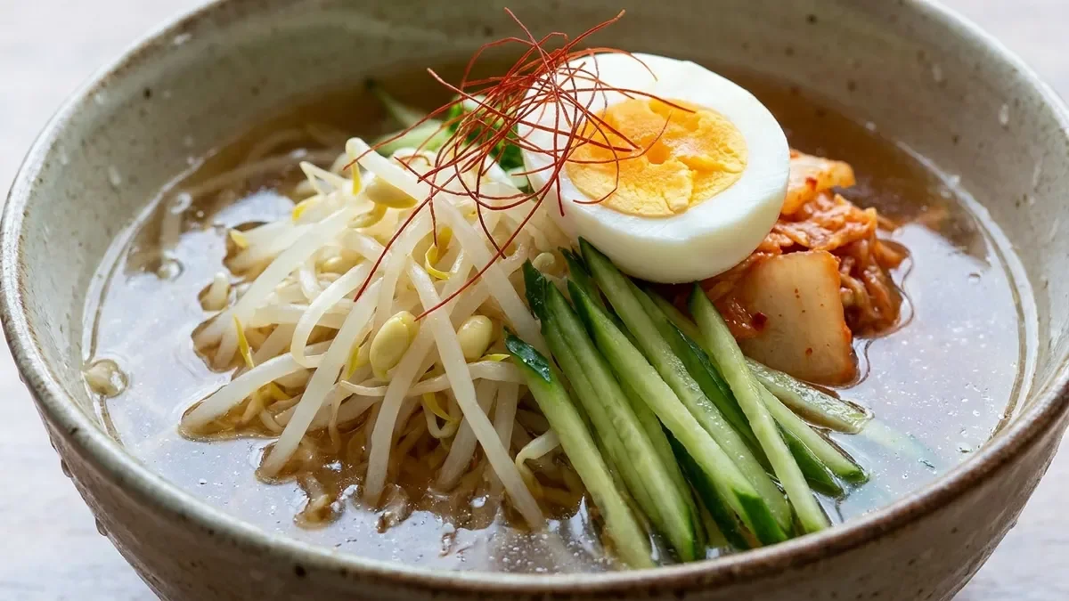もやしの冷麺風