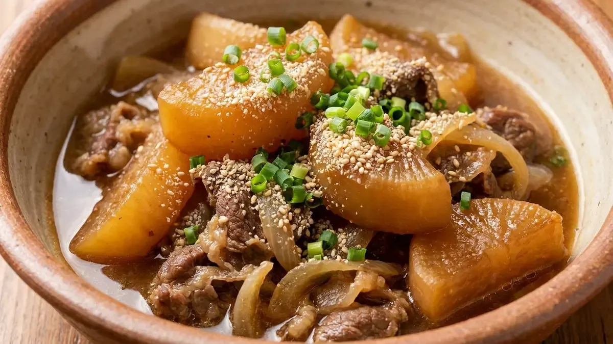 大根と牛肉のコトコト煮